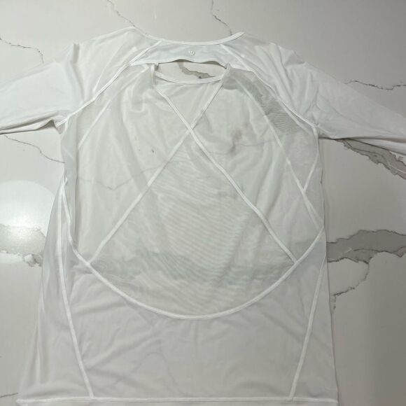 Lululemon Cross back sheer shirt - Picture 9 of 10